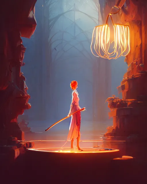 Image similar to highly detailed portrait of a mage casting magic, correct anatomy and body proportions, unreal engine, greg rutkowski, loish, rhads, beeple, makoto shinkai and lois van baarle, ilya kuvshinov, rossdraws, tom bagshaw, alphonse mucha, global illumination, detailed and intricate environment