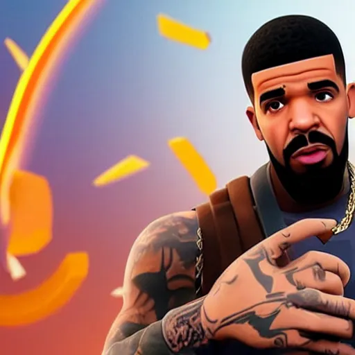 Image similar to drake in fortnite