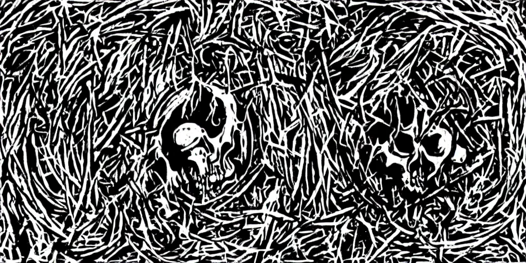 Image similar to 90s old school death metal band logo