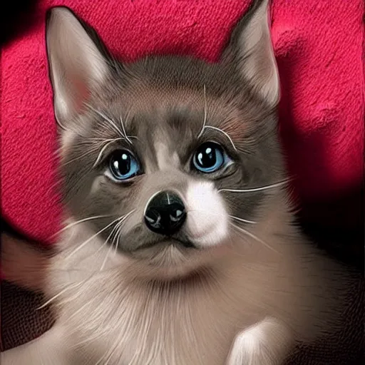 Prompt: i can't believe this cute digital art looks so realistic