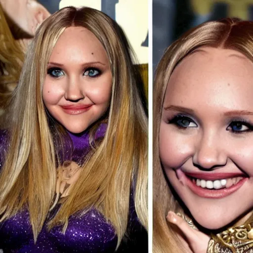 Image similar to amanda bynes as thanos