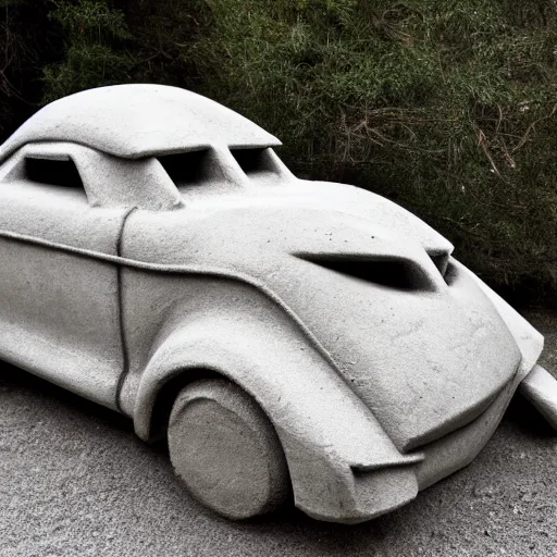 Image similar to a cement car