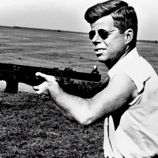 Image similar to jfk firing an m 2 4 9