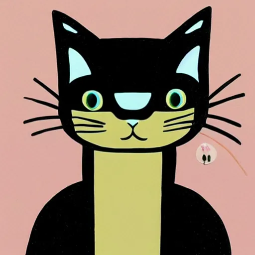 Prompt: cat portrait by Chiho Aoshima