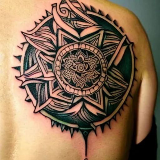 Image similar to a small oneliner tattoo!! representing goa, psytrance and music