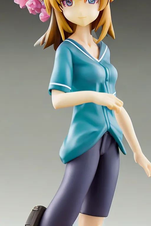 Prompt: figurine of walmart wearing an elegant summer blouse, personification, official store photo, commercial photo, featured on amiami, lovecraftian, 8 k, 8 5 mm, beautiful composition