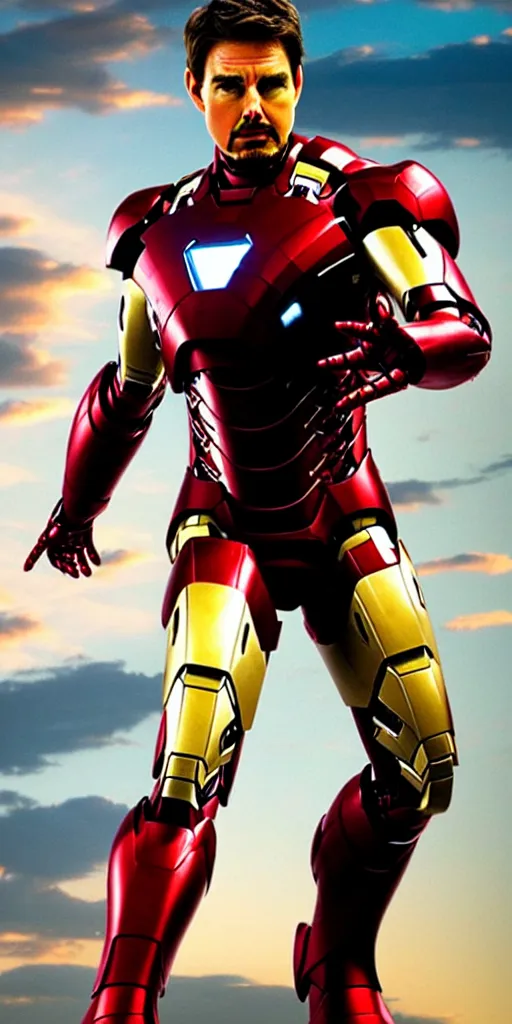 Image similar to tom cruise as iron man