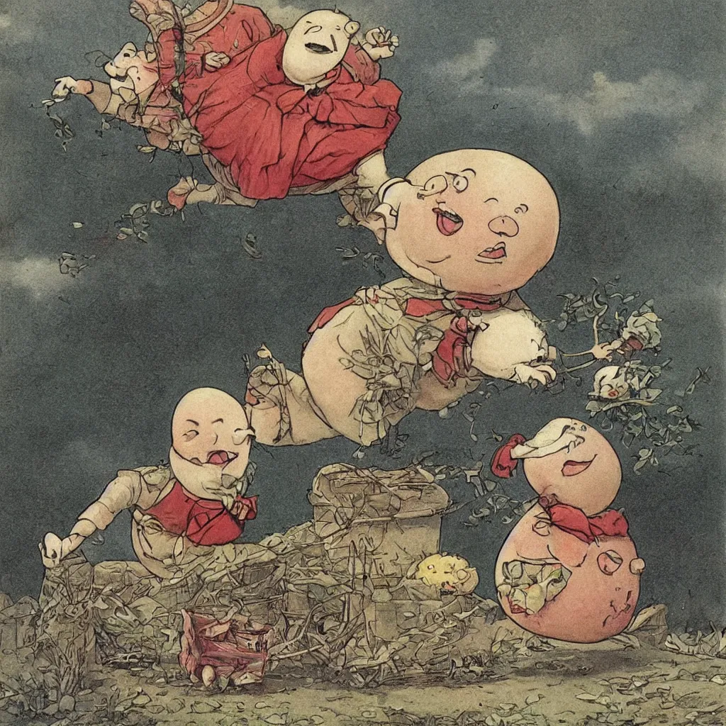 Prompt: ( ( ( o rose, thou art sick! the invisible worm that flies in the night, ) ) ) humpty dumpty had a great fall :