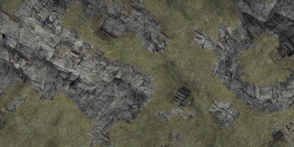 Image similar to grimdark aerial map of the trenches, unreal engine, 8 k, ultra realistic, ultra detail