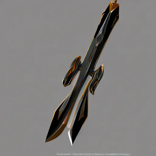 Image similar to a boomerang with magical gun barrels on both ends, science fantasy, concept art, realism,