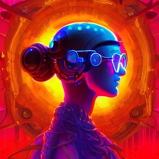 Image similar to skill magic geek inside matrix deepdream radiating a glowing aura stuff loot legends stylized digital illustration video game icon artstation lois van baarle, ilya kuvshinov, rossdraws,