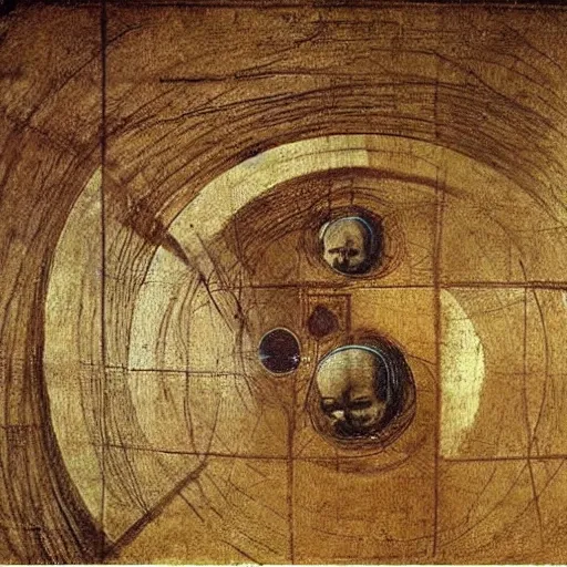 Image similar to The Internet as a scheme, by Leonardo da Vinci