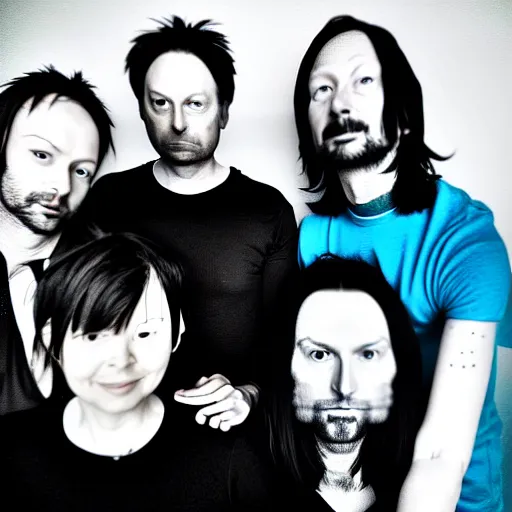 Prompt: radiohead family sitcom