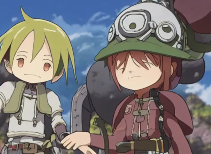 Image similar to riko and reg from made in abyss