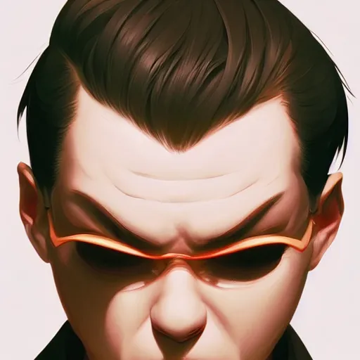 Image similar to face icon stylized minimalist the matrix, loftis, cory behance hd by jesper ejsing, by rhads, makoto shinkai and lois van baarle, ilya kuvshinov, rossdraws global illumination