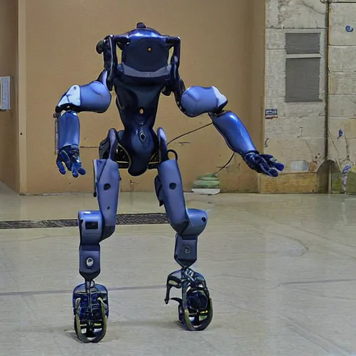 Image similar to Boston Dynamics Atlas robot as Prince of Persia macintosh game character