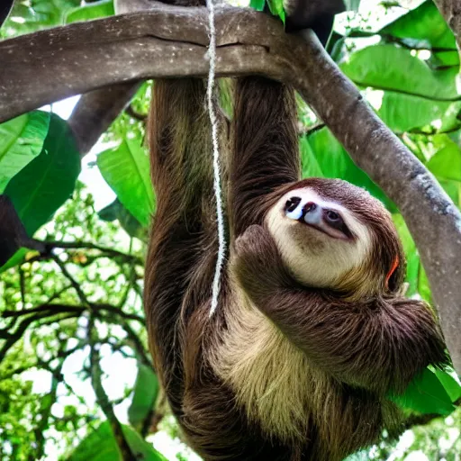 cute sloths having a birthday party hanging from trees | Stable Diffusion |  OpenArt
