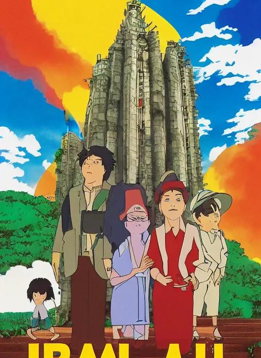 Prompt: poster movie called the brazillian democracy, artwork by studio ghibli, 8 k, hd