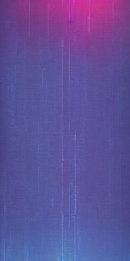 Image similar to cyberpunk cellphone wallpaper, simple and clean design, graphic design, dark colors, dark blue, neon, UI