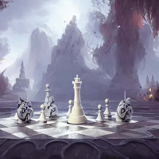 Image similar to a giant white chess pawn piece, chess pawn, chess pawn, chess pawn, chess pawn, chess pawn, battlefield background, bright art masterpiece artstation. 8 k, sharp high quality artwork in style of jose daniel cabrera pena and greg rutkowski, concept art by tooth wu, hearthstone card game artwork, chess pawn