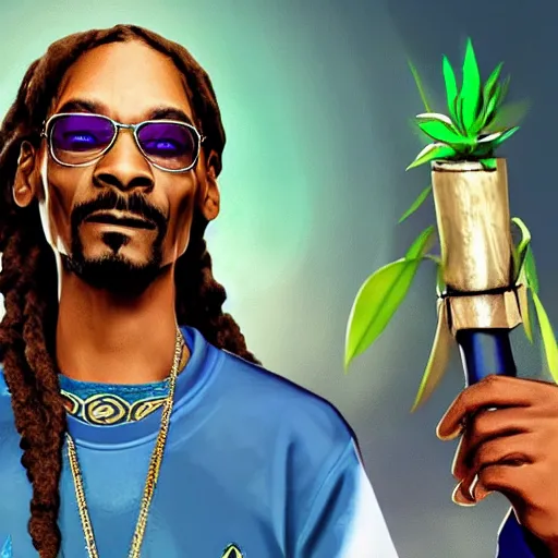 Image similar to Snoop Dogg in Breath of the Wild