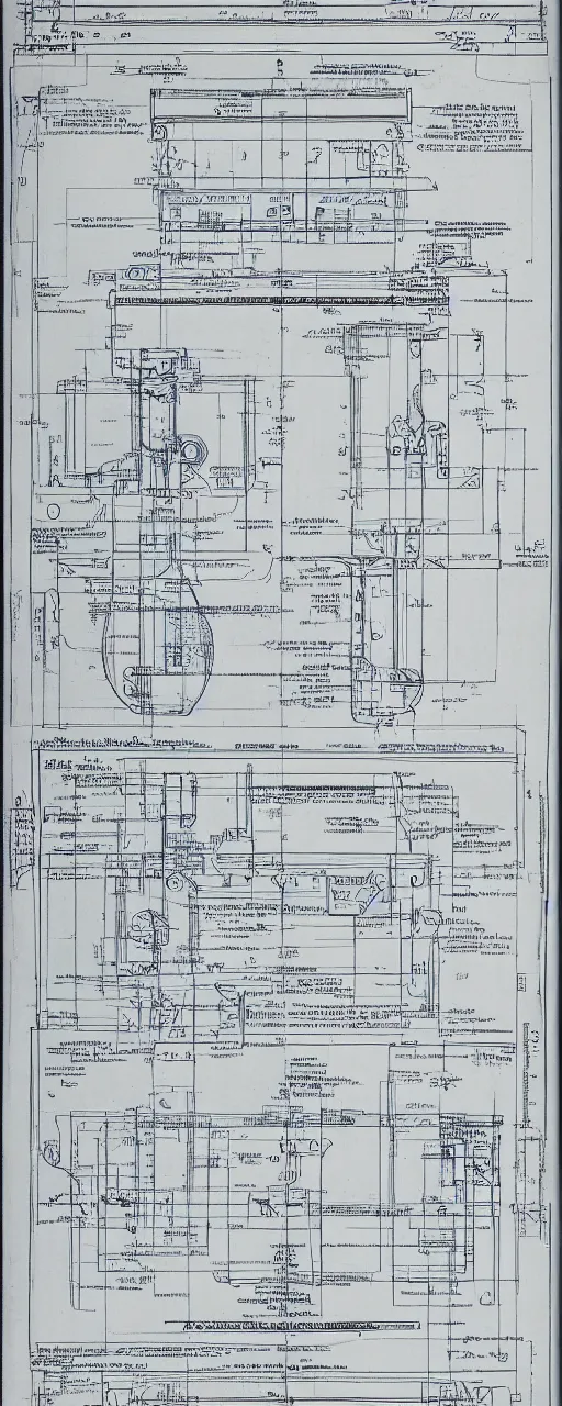 Image similar to blueprints for a time machine, extremely detailed, realistic information, legible text, clear type