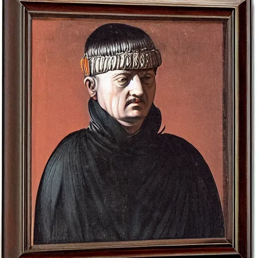 Prompt: a portrait of Emperor Trajan by Caravaggio