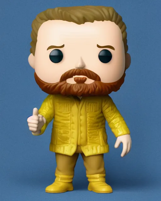 Prompt: full body 3d render of vincent van Gogh as a funko pop, studio lighting, white background, blender, trending on artstation, 8k, highly detailed