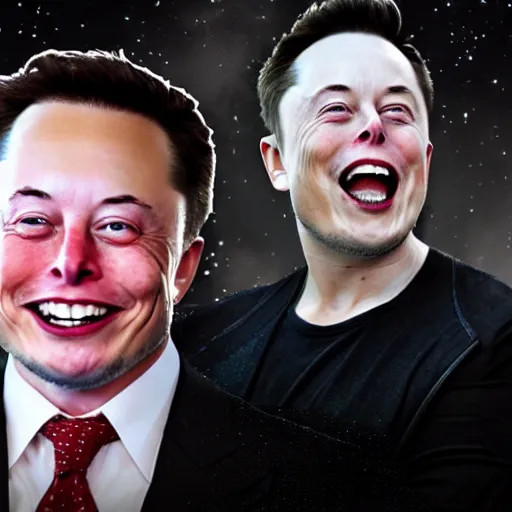 Image similar to extreme silly face championship elon musk's winning entry, face pulling world tournament 2 0 1 9