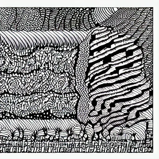 Image similar to zentangle glitchart