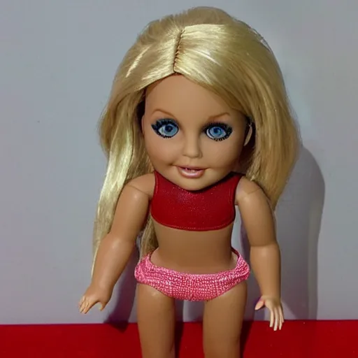 Prompt: a barby doll of Britney Spears