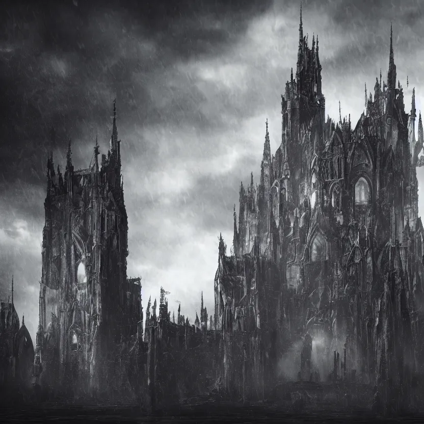 Prompt: stunning Gothic king of, dark and mysterious, atmospheric, ominous, eerie, cinematic, Epic, 8k, 4k, ultra detail, ultra realistic, rendered by awesomeness
