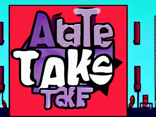 Prompt: title screen for talk about ai art