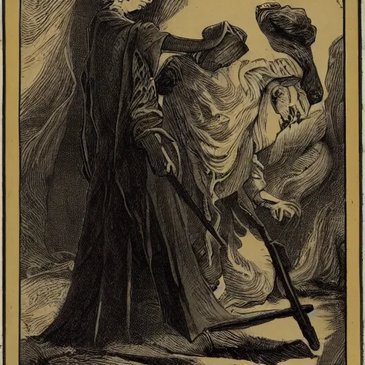 Image similar to Of ghosts and spirits, walking by night: and of strange noises, cracks, and sundry forewarnings: which commonly happen before the death of men: great slaughters, and alterations of kingdoms