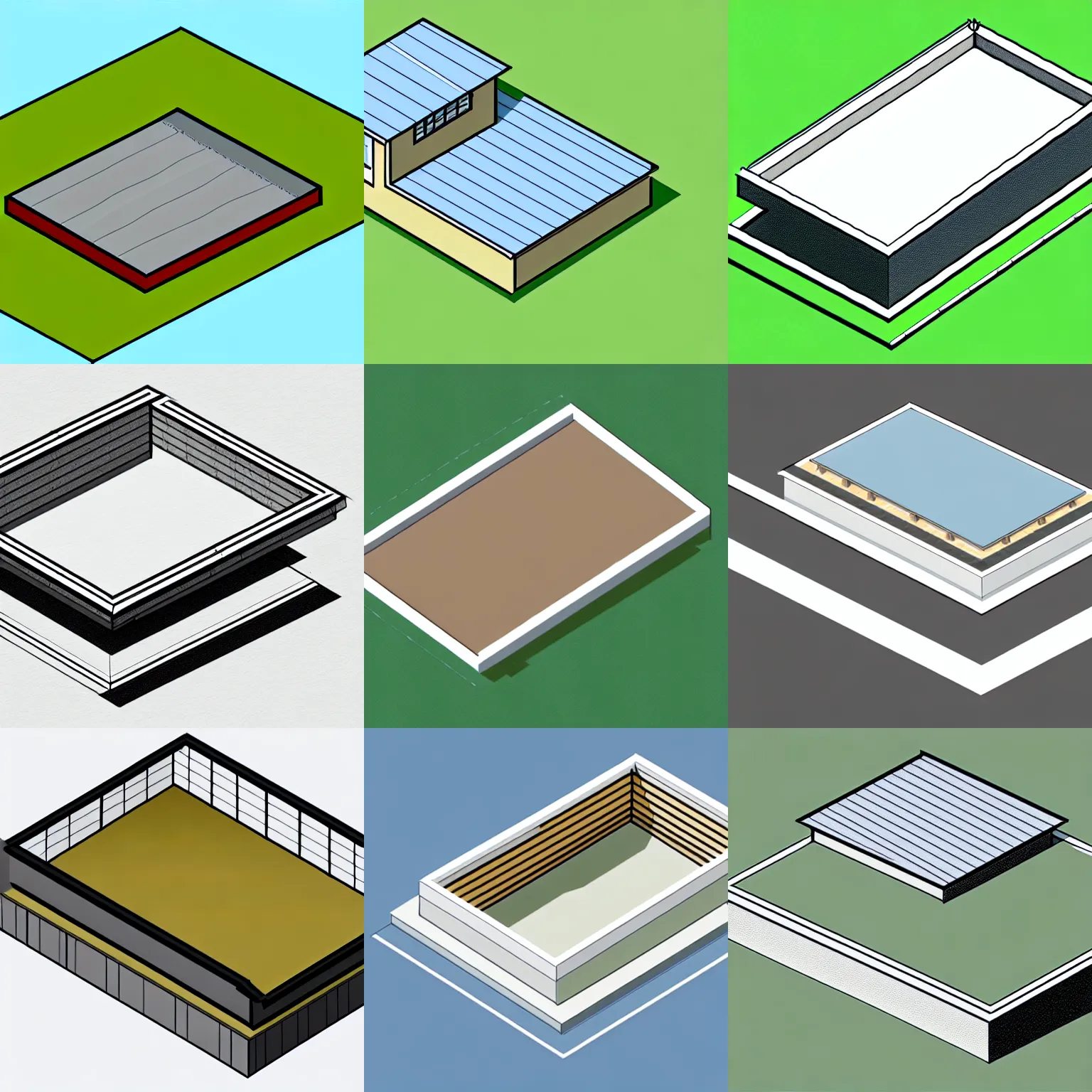 a-isometric-sketch-of-a-flat-roof-stable-diffusion-openart