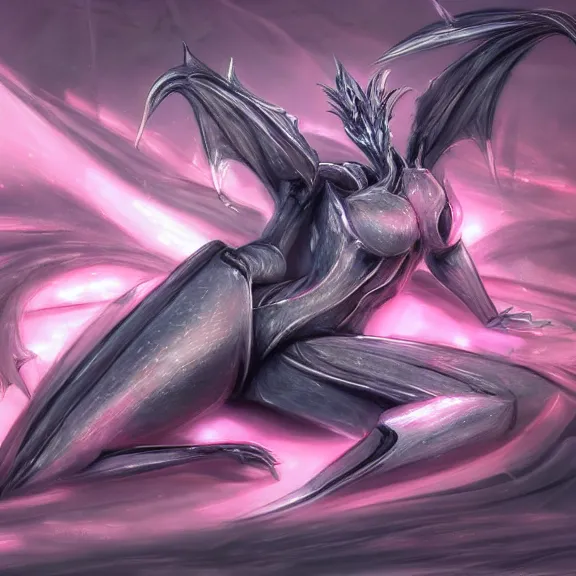 Prompt: very close up foot pov shot, hyperdetailed elegant beautiful stunning anthropomorphic mecha female dragon showing hot sharp clawed soles close to camera, sprawled on sand, detailed foot pov, sharp claws, sharp silver armor, fuchsia skin, dragon art, warframe fanart, paw art, furry paws, furaffinity, deviantart, octane, ekasportal