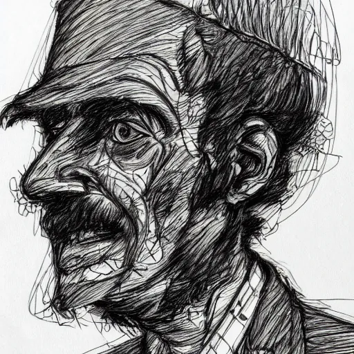 Image similar to a realistic yet scraggly portrait sketch of the side profile of a stern and sophisticated steam powered giraffe, trending on artstation, intricate details, in the style of frank auerbach, in the style of sergio aragones, in the style of martin ansin, in the style of david aja, in the style of mattias adolfsson