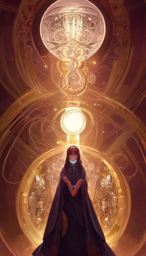 Prompt: a mechanical orb, religious, elegant, intricate, digital painting, artstation, concept art, smooth, sharp focus, illustration, art by artgerm and greg rutkowski and alphonse mucha, no people