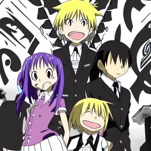 Prompt: soul eater anime