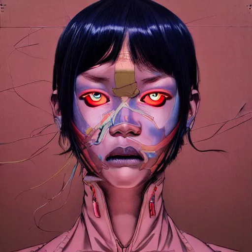 Image similar to citizen portrait soft light painted by james jean and katsuhiro otomo and erik jones, inspired by kenyan akira anime, smooth face feature, intricate oil painting, high detail illustration, sharp high detail, manga and anime 1 9 9 9