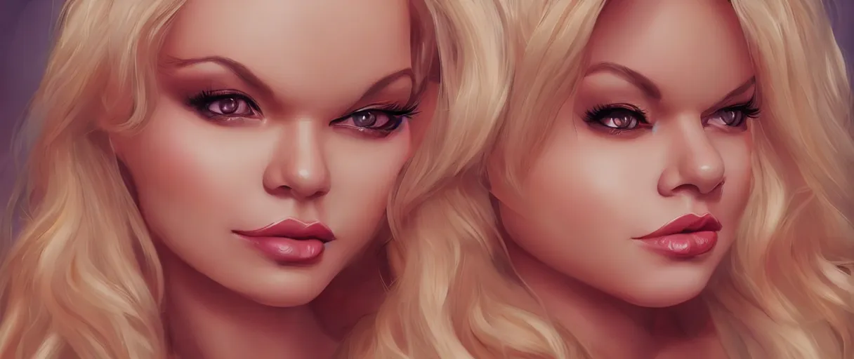 Prompt: very beautiful trisha paytas, happy appearance, ioyful vibe and lighting, cgsociety, artstation, in the style of artgerm