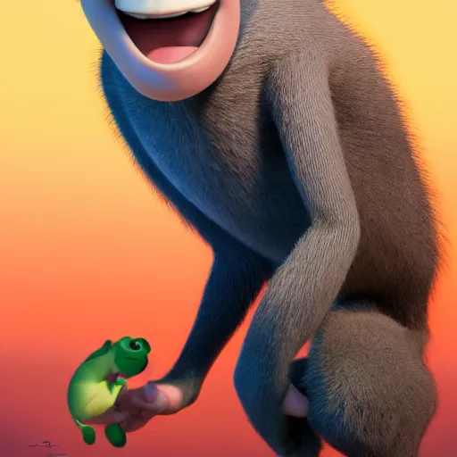 Image similar to new pixar disney dreamworks warner bros character, highly detailed, extremely high quality, hd, 4 k, 8 k, professional photographer, 4 0 mp, lifelike, top - rated, award winning, cinematic, realistic, detailed lighting, detailed shadows, sharp, no blur, edited, corrected, trending