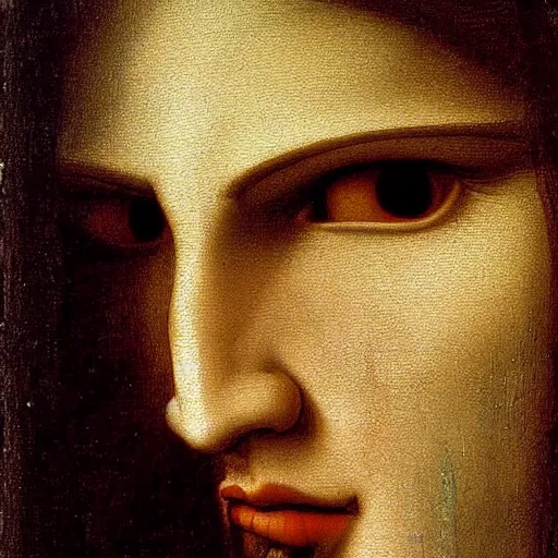 Prompt: attractive twenty first century male vampire beautiful eyes. highly detailed painting by leonardo da vinci 8 k