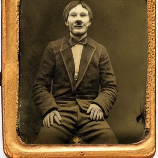 tintype of a man with a pumpkin head | Stable Diffusion | OpenArt