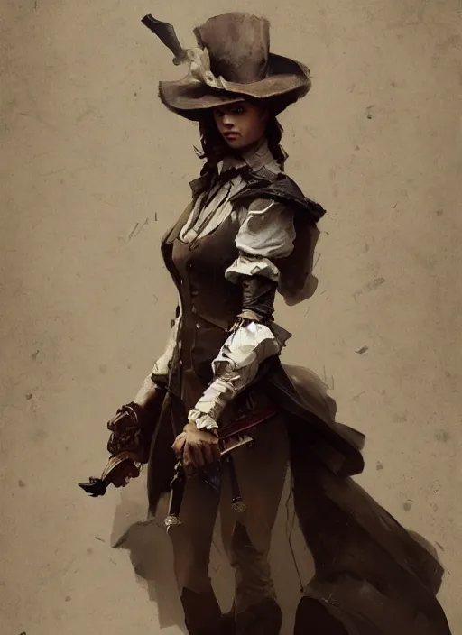 Image similar to hyper realistic photo of victorian hunter girl full body, cinematic, artstation, cgsociety, greg rutkowski, james gurney, mignola, craig mullins, jean baptiste monge, brom