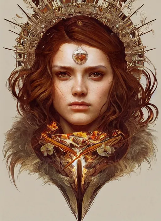 Prompt: portrait of a stunningly beautiful campfire, highly detailed, 3 5 mm photo, artstation, concept art, sharp focus, 2 8 mm macro photo, art by artgerm and greg rutkowski and alphonse mucha, incredibly beautiful and symmetrical, incredibly detailed, award winning art, royal