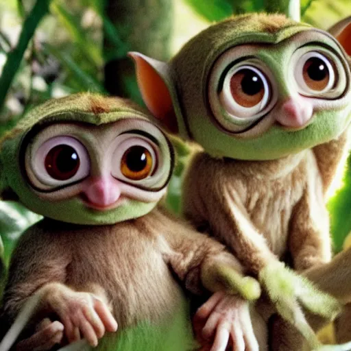 Image similar to Teletubbies tarsier