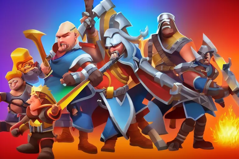 Image similar to new clash royal characters