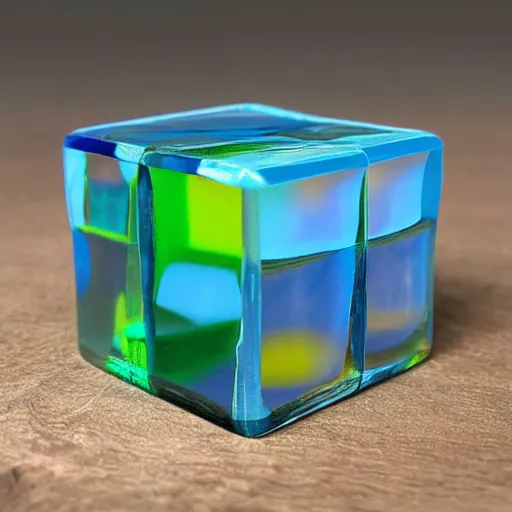 Image similar to resin cube, 1 6 : 9