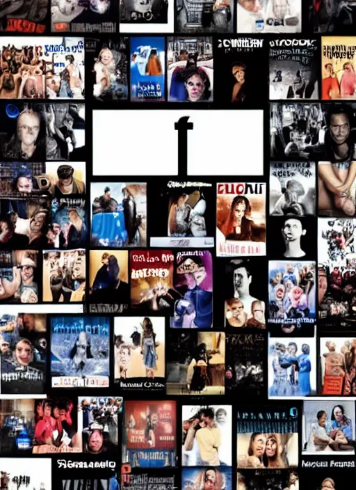 Image similar to facebook, meta, myspace, the movie, poster